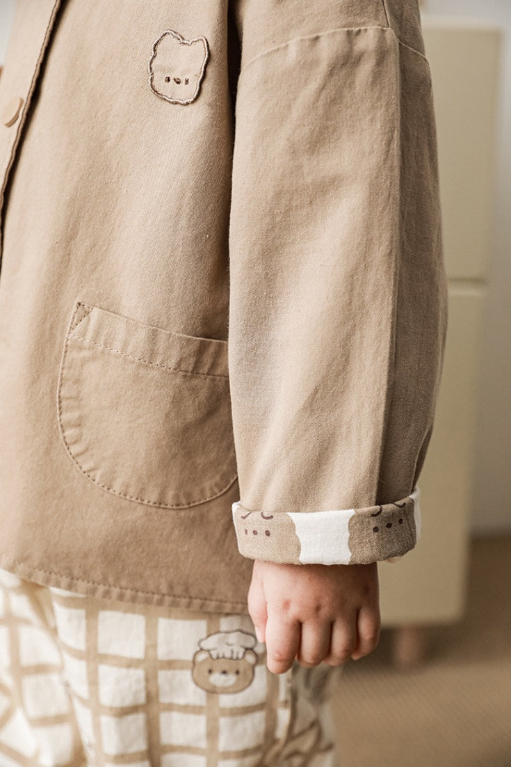 Bear Coat | Beige Khaki