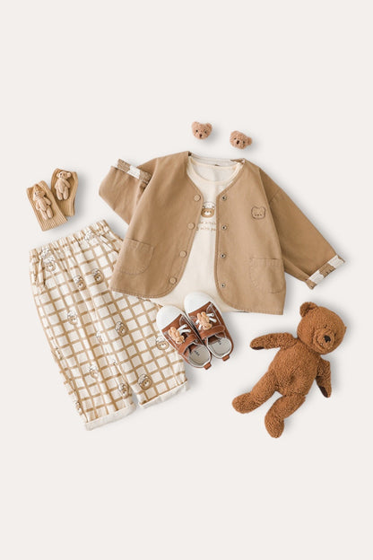 Bear Coat | Beige Khaki