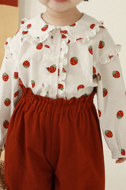Strawberry Shirt | Beige