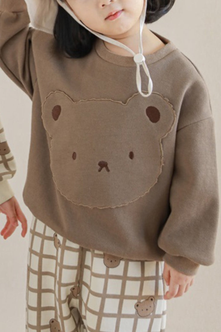 Bear Sweatshirt | Cream