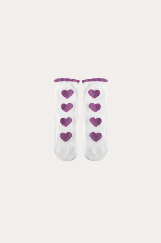 Heart Socks | Purple