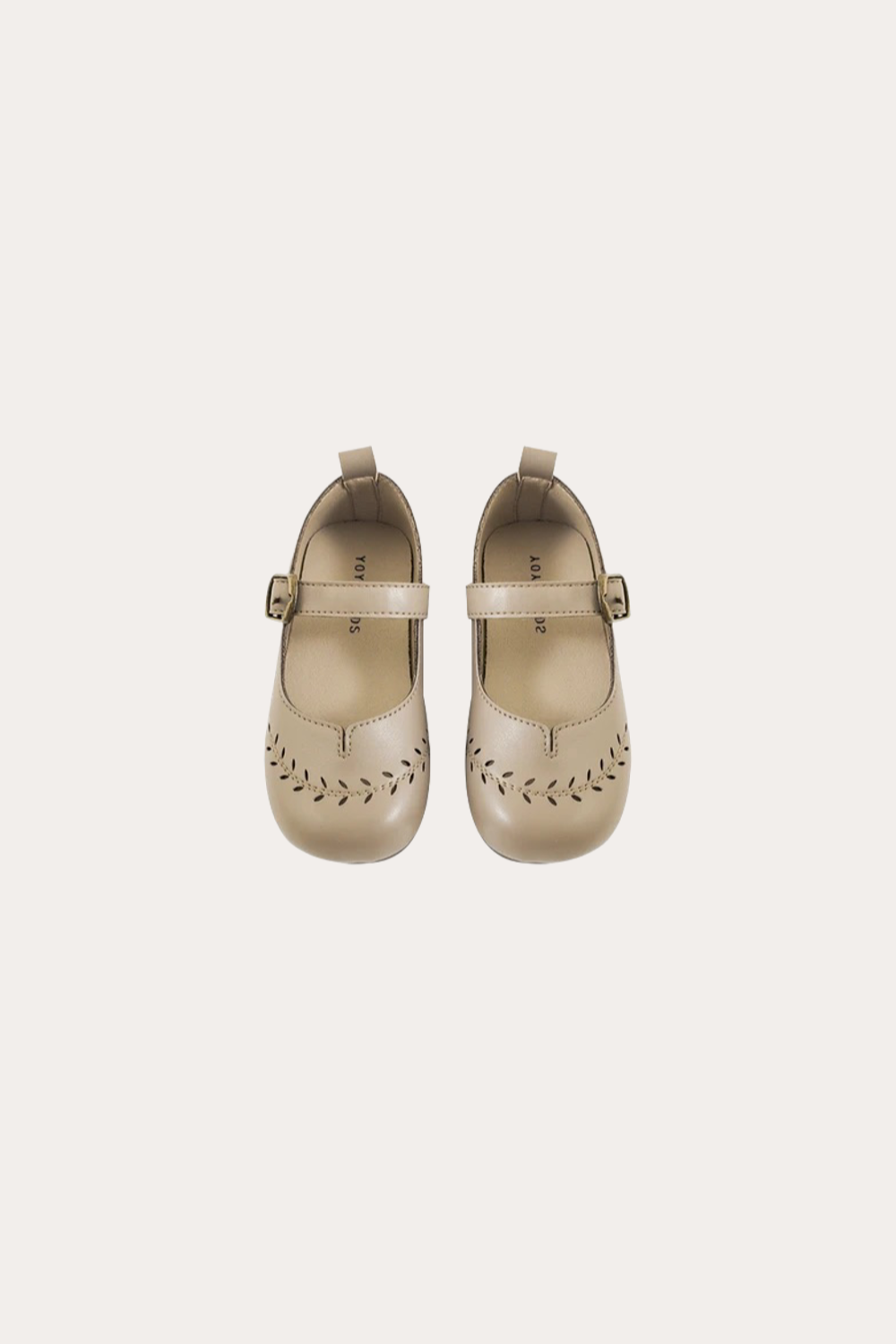 Hollow Small Leaves Anti-slip Shoes | Khaki