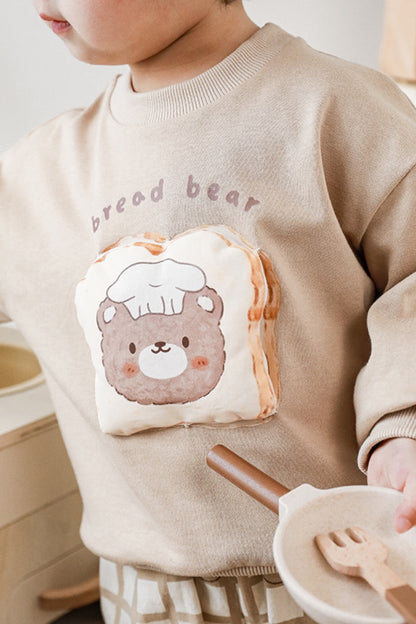 Bread Bear Hoodie | Khaki