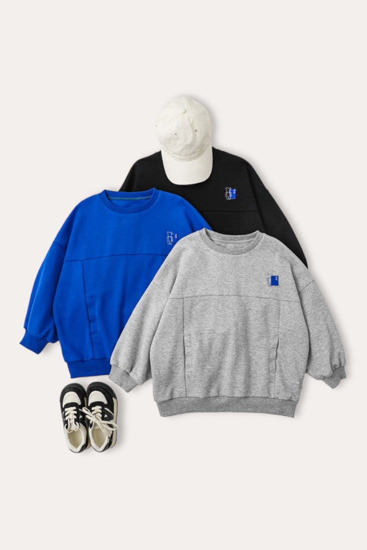 Bear Sweatshirt | Blue