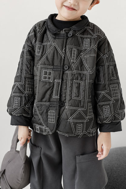 Pointed Roofs Jacket | Black