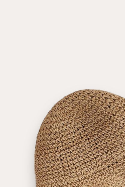 Straw Sun Hat | Brown