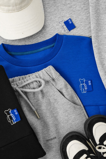 Bear Sweatshirt | Blue