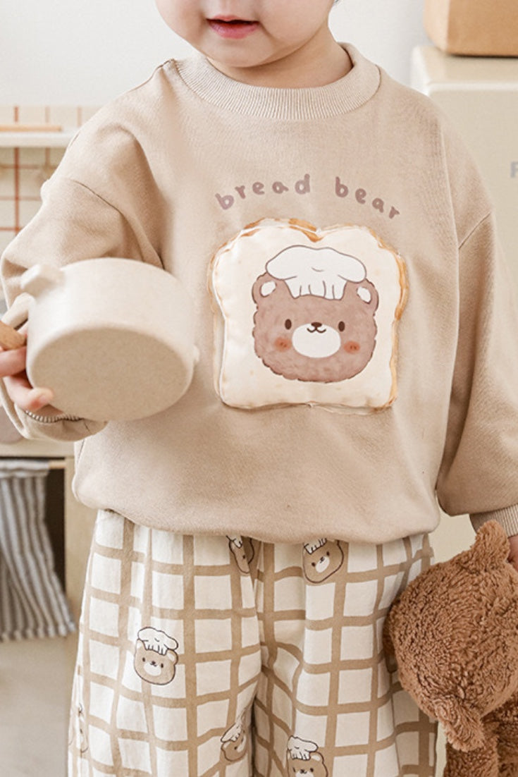 Bread Bear Hoodie | Khaki