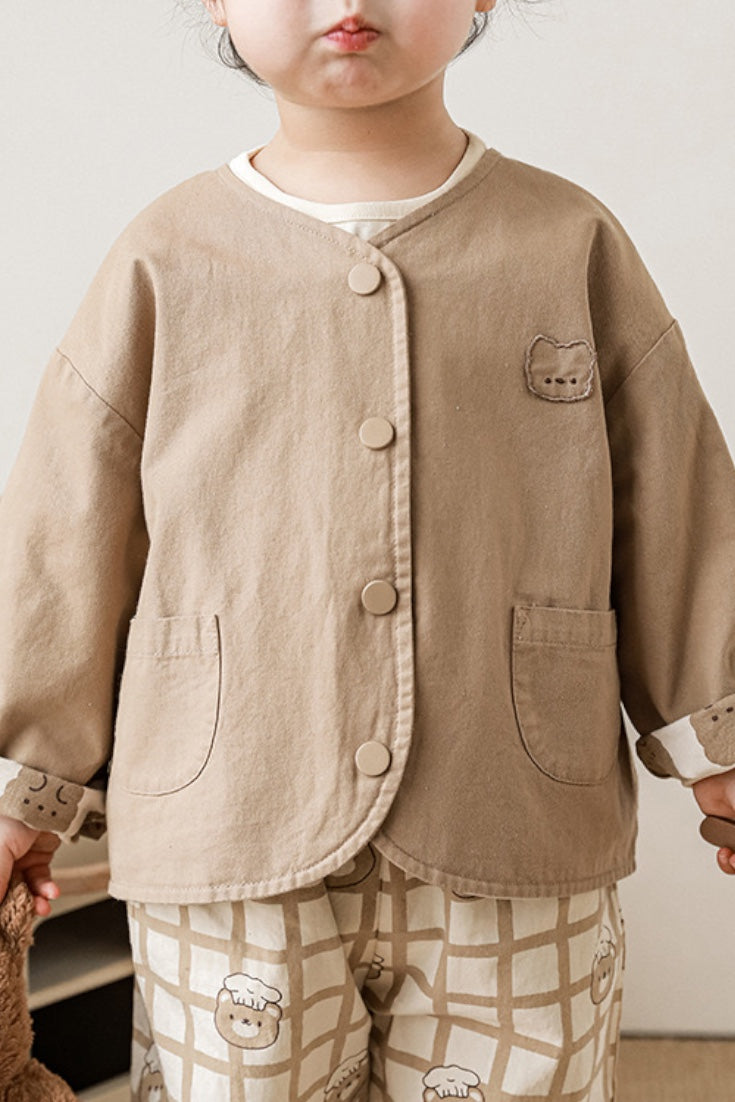 Bear Coat | Beige Khaki