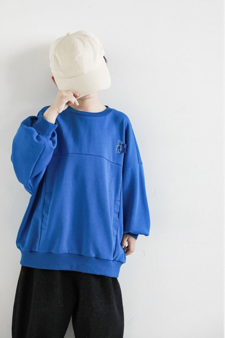 Bear Sweatshirt | Blue