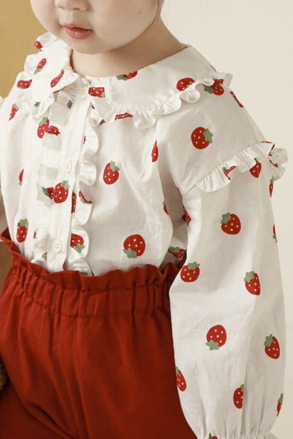 Strawberry Shirt | Beige