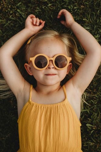 Sustainable Kids Sunglasses | Yellow