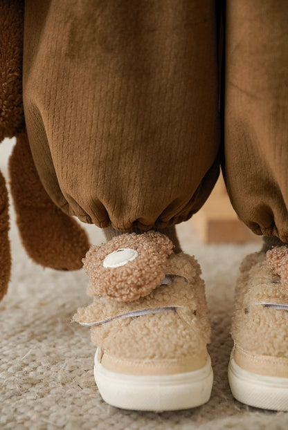 Teddy Bear Sneakers | Khaki