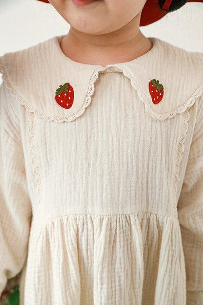 Strawberry Dress | Beige