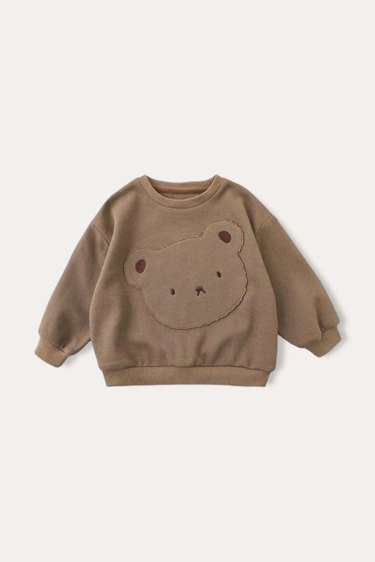 Bear Sweatshirt | Cream