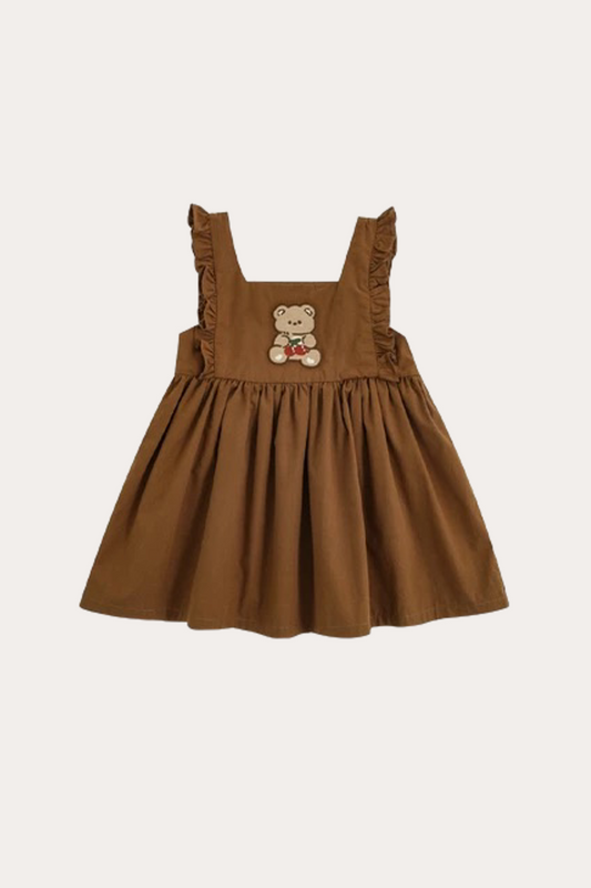 Teddy Bear Dress | Brown