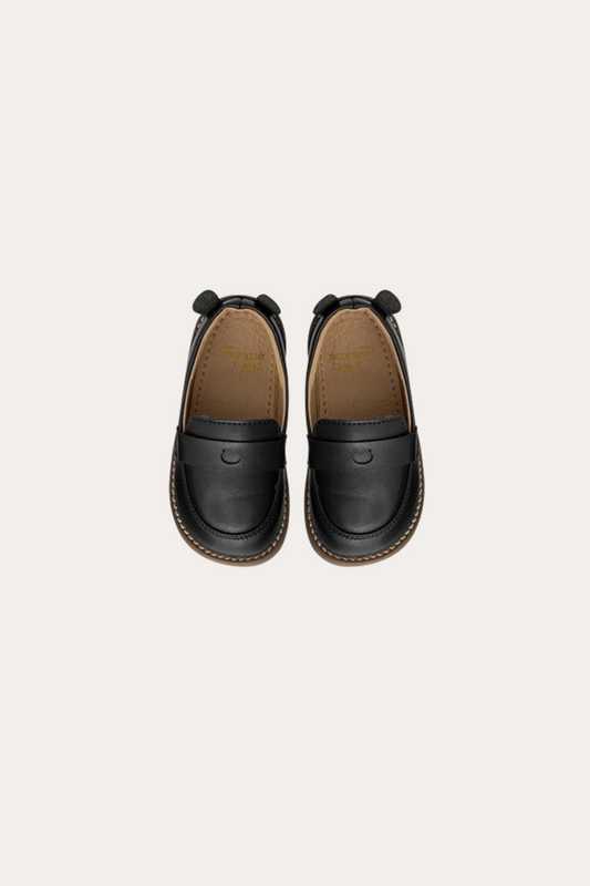 Casual Bear Leather Shoes | ‌Black