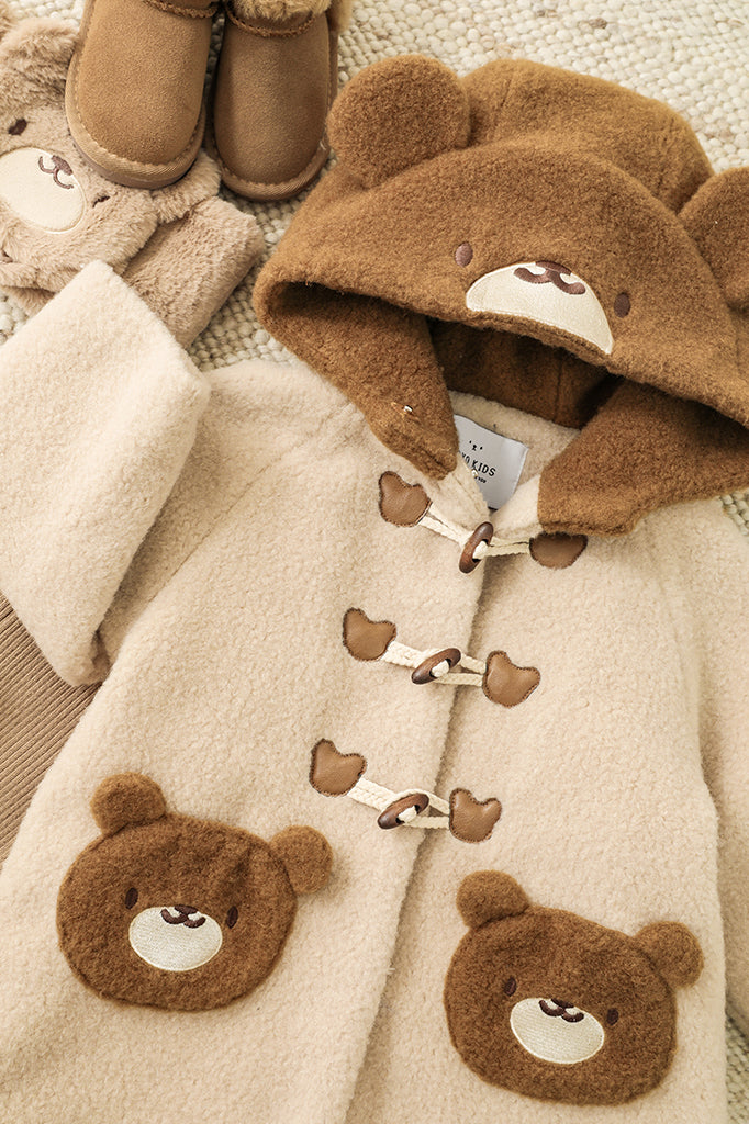 Teddy Bear Jacket Warmer | Milk Tea Brown