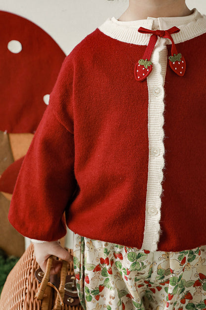 Strawberry Garden Jacket | Red