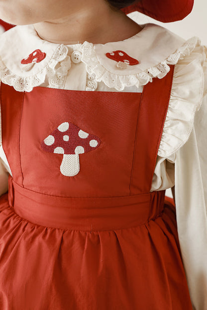 Mushroom Dress | Red