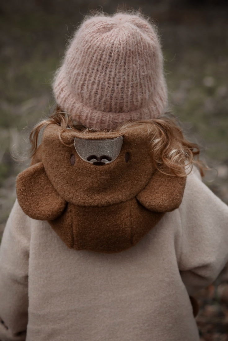 Teddy Bear Jacket Warmer | Milk Tea Brown