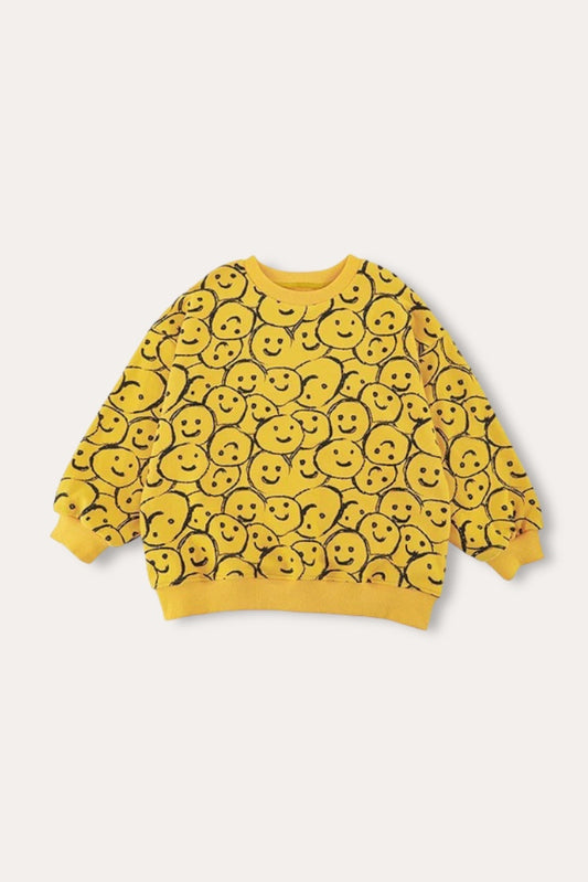 Smile Sweatshirt | Yellow