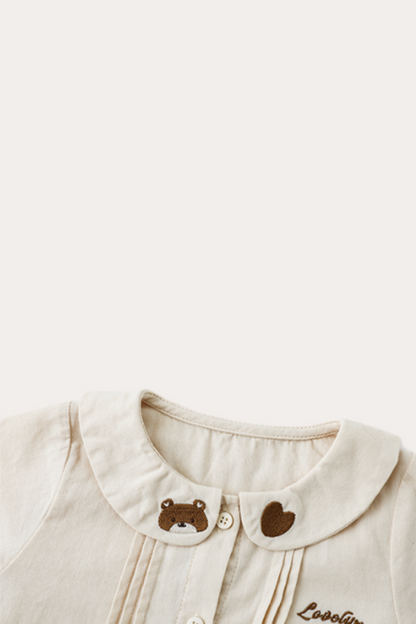 Bear Heart Shirt | Beige