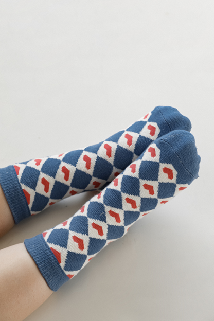 Heart Socks | Blue