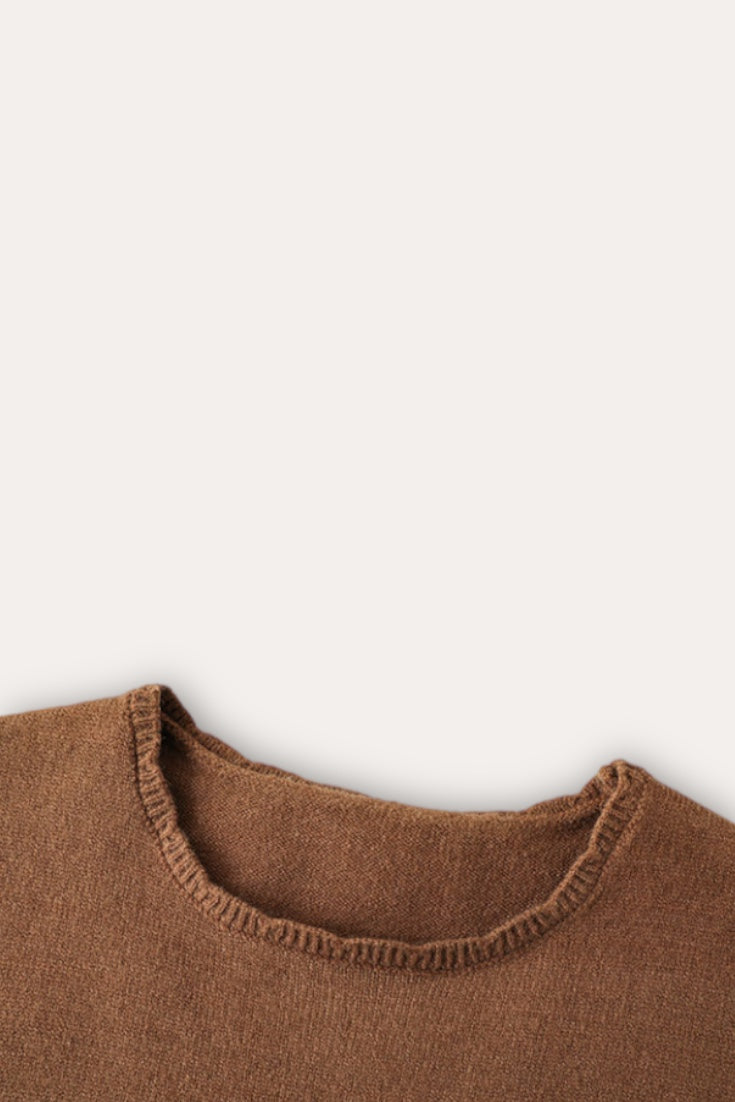 Bear & Tulip Sweater Vest | Brown