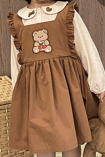 Teddy Bear Dress | Brown