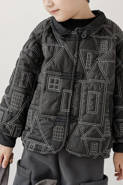 Pointed Roofs Jacket | Black